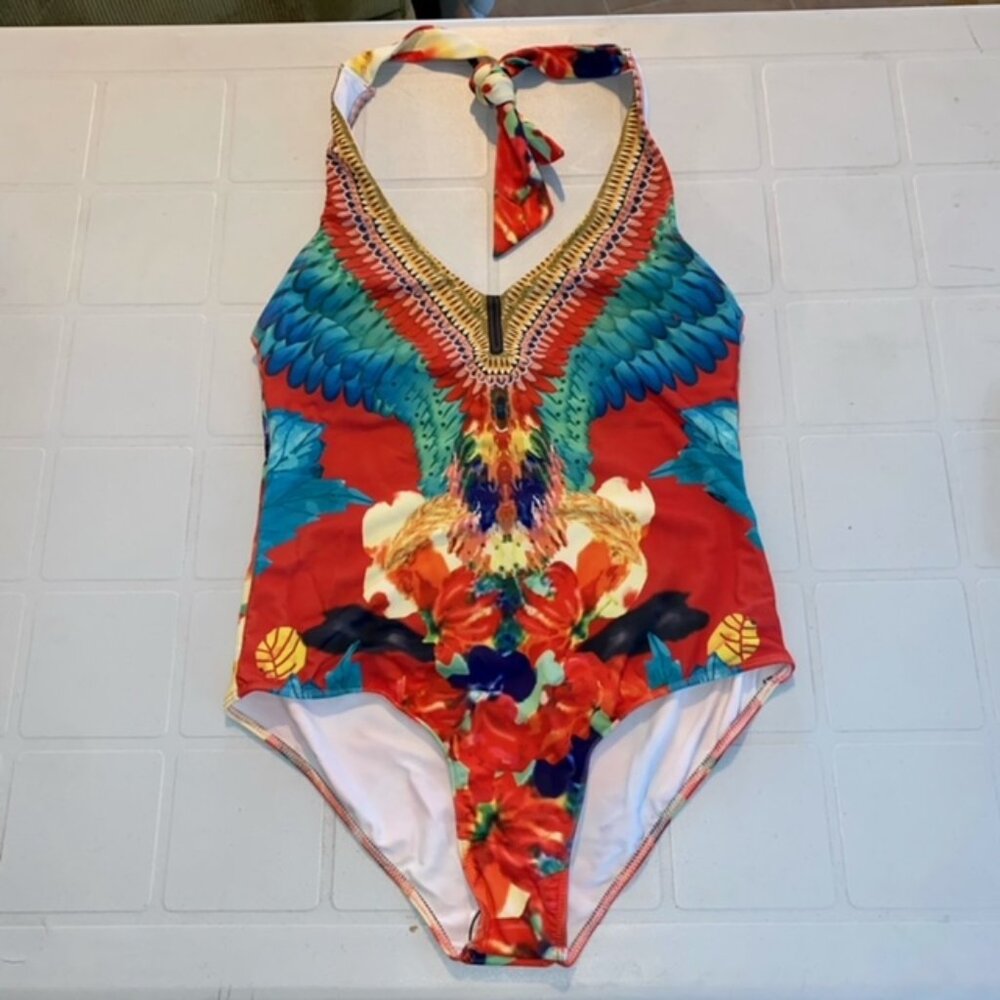 Multi colored 1pc Swimsuit